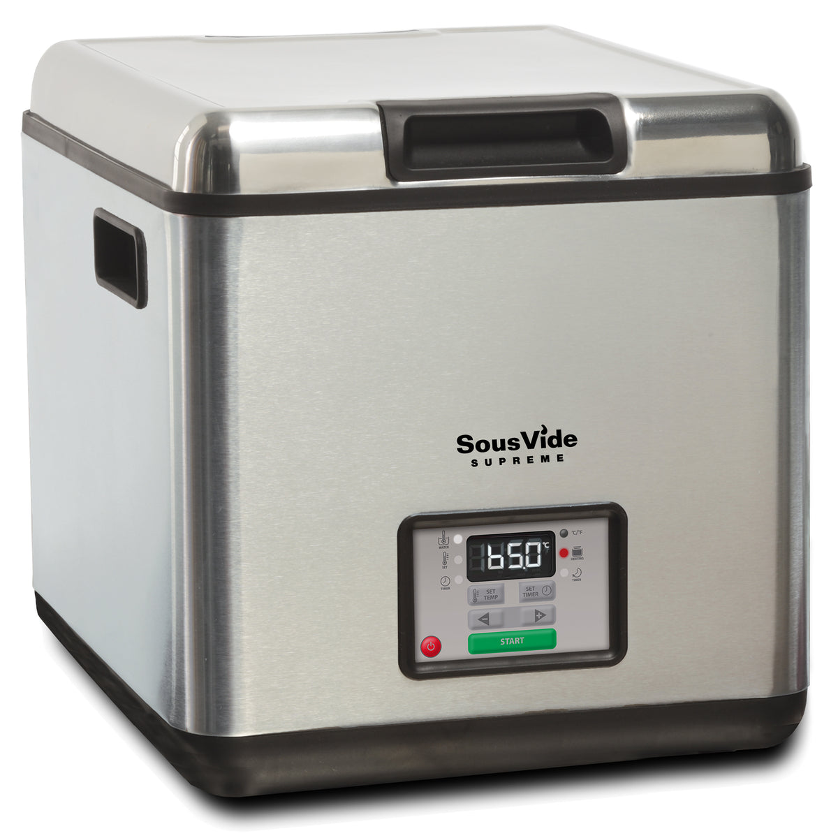 Happy Barbecue Pitmaster with Sous Vide Supreme Water Oven