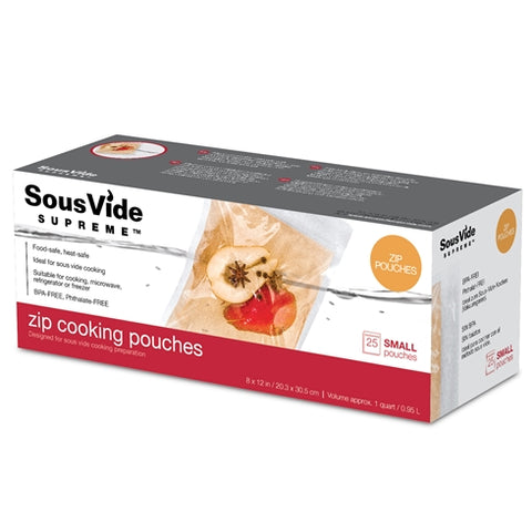 Zip Cooking Pouches/Bags - Small: – SousVide Supreme